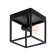 Silentina lamp, 1x40W E27, black color