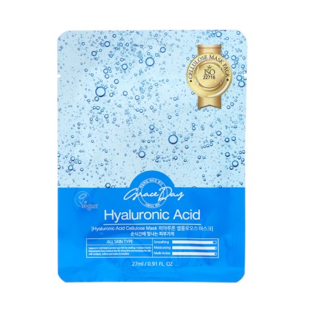 Grace day fabric mask with hyaluronic acid, 27 ml