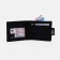 Male purse for magnet, department for bills, for maps, for coins, black color