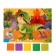 Set for creativity. Fresco and soft mosaic "Dinosaurs in the jungle"