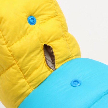 Kombinozon "Bear", size 12 (DS 28 cm, OG 38 cm, Osh 27 cm), yellow-blue-9