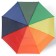 Mechanical “Rainbow” umbrella, 3 additions, 8 spokes, r = 48 cm, multi -colored