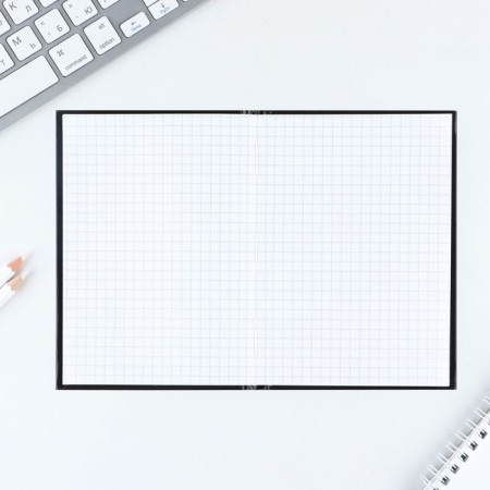 Notepad in solid cover A6, 40 liters "always on top"-2