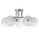 SELENA CHANGER 5X40W E27 chrome 52x52x21cm