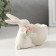 Souvenir ceramic stand "Easter rabbit with flowers, egg" 9.5x5.6x6.9 cm