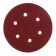 Circle of abrasive grinding bison 35566-150-100, perforated, P100, 150 mm, 5 pcs.