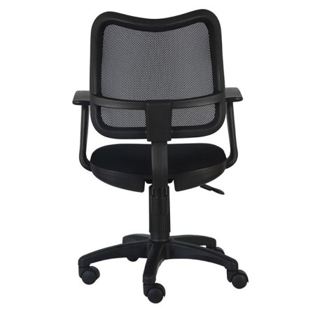 Armchair bureaucrat with armrests, black, back mesh, CH-797AXSN/26-28-3