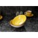 Boanding Ceramic Deep Dolyana "Sea World", 540 ml, D = 18 cm, yellow color