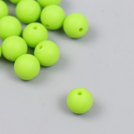 Busina silicone "round" fluorescent-green d = 0.9 cm