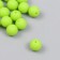 Busina silicone "round" fluorescent-green d = 0.9 cm