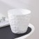Pot with the pallet "pebbles", 3 l, white color