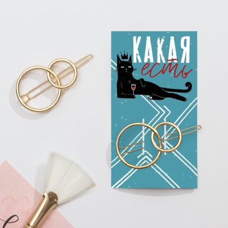 Formal hair hairpin "What is"-3