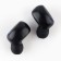 Headphones are wireless, black, VBT 1.2, 7.5 x 4.8 cm.