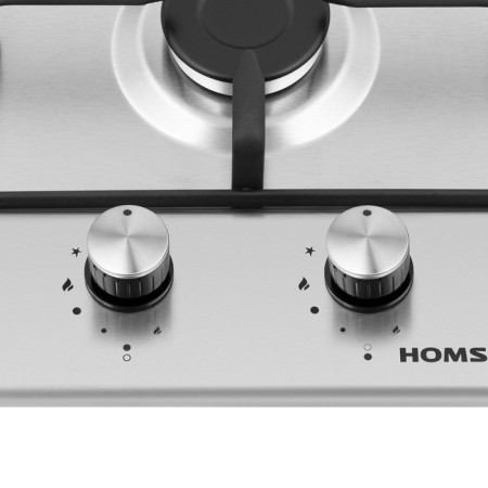 Honing surface Homsair HGS323S, gas, 2 burners, silver-8