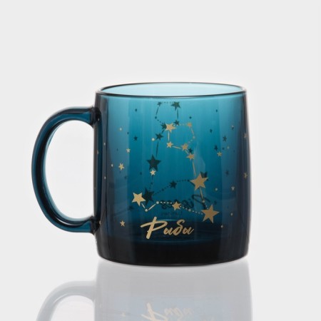 Glass Glass "Nordic Zodiac", 380 ml, color London Topaz, mix-7