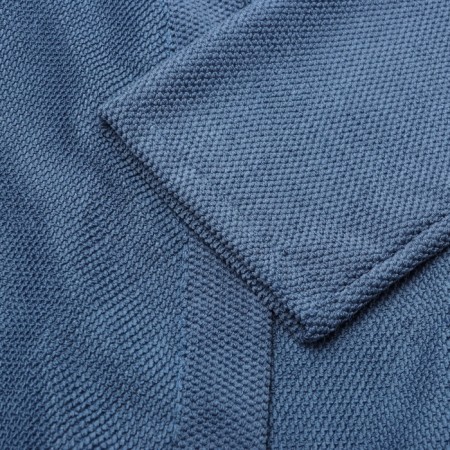Women's bathrobe, col. Blue, rr 50-52, 100% polyester, 300 g/m2-7