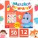 Book with stickers "Attention", 12 p.