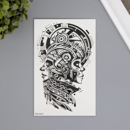 Tattoo on the body Black "Ethno. Two" 12x19 cm