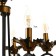 Madfi chandelier 5he14 40W black and gold 55x70x55 cm Bayerlux