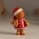 Souvenir Polystone Suspension "Ginger Snowman in the New Year's outfit" MIX 5.5x4x8.5 cm