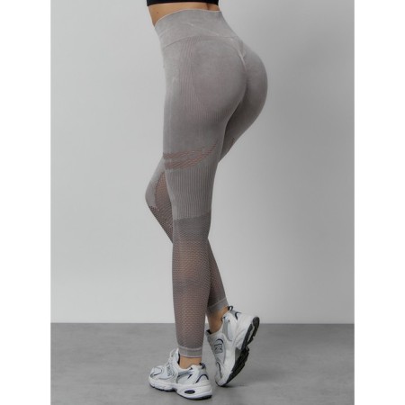 Femic fitness legins, size 42, gray color-4