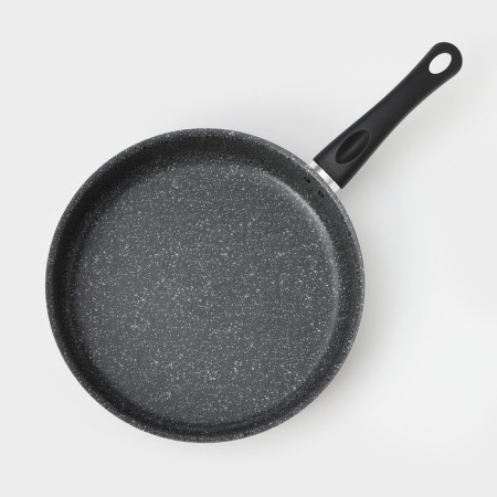 Silenik Granit, D = 28 cm, with anti -stick coating, glass cover, color gray color-3