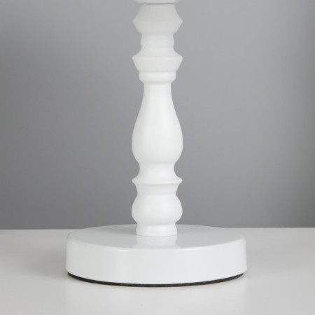Table lamp "Rook" 1x60W E27 white 22x22x38cm-3