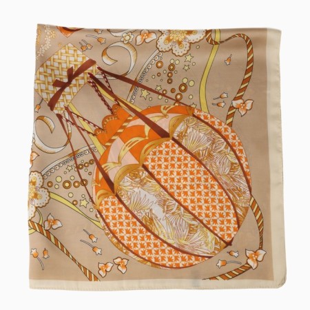 Women's scarf minku rr 70*70 cm, col. orange-2