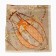 Women's scarf minku rr 70*70 cm, col. orange