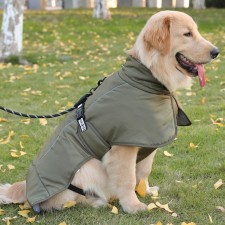 Popon for large dogs, membrane fabric, size XL (DS 35, Osh 38, OG 56-66 cm), khaki