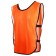 Football shirt on elastic band, orange color