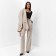 Women's jacket with side cuts MIST Size 44-46, beige color
