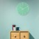 Watching, interior, D-30 cm, silent, green