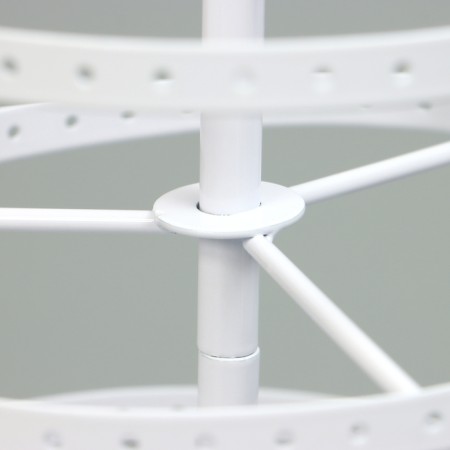Steering stand "Turnip", 4 tiers, metal, 15 × 15 × 35cm, white color-5