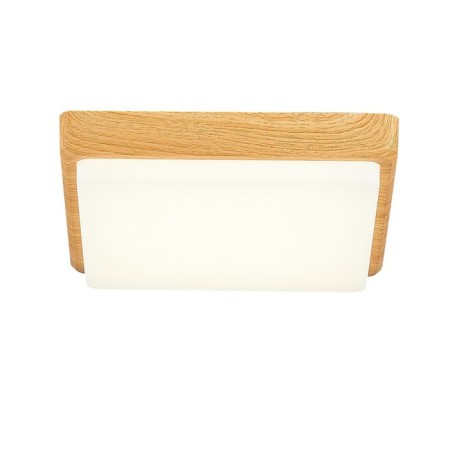 Ceiling EVOLUCE lamp. Sle200202-01. Taddio. 1x20 W, LED, 4000K, 1460 LM, 24x24x5 cm, color light brown-8
