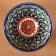 Rishtan ceramics "flowers" 15 cm, small, blue