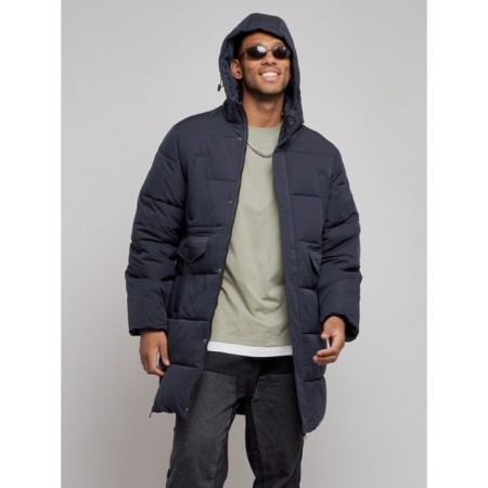 Lengered male winter, size 56, dark blue color-5