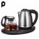 Tea kit KitFort KT-6638, Metal, 1.8/1.2 L, 1500 W, black-silver
