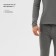 Male Resport thermal underwear, kit: longshit, leggings, size m, gray
