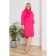 Women's dress, size 64, pink color