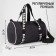 Sports bag Baggage with a zipper, black color
