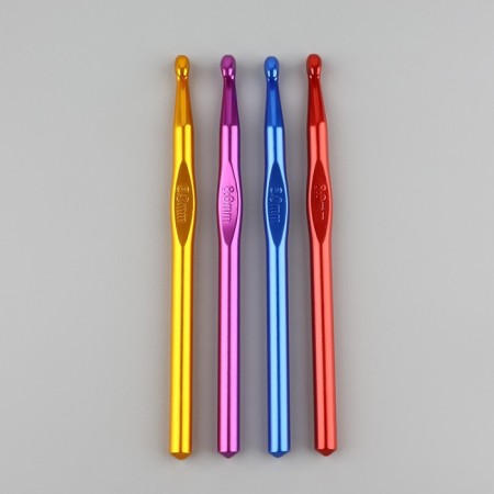 Knitting hook, d = 8 mm, 15 cm, mix color-5