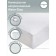 Substract waterproof, size 140x200 cm, with sides on elastic band, white color
