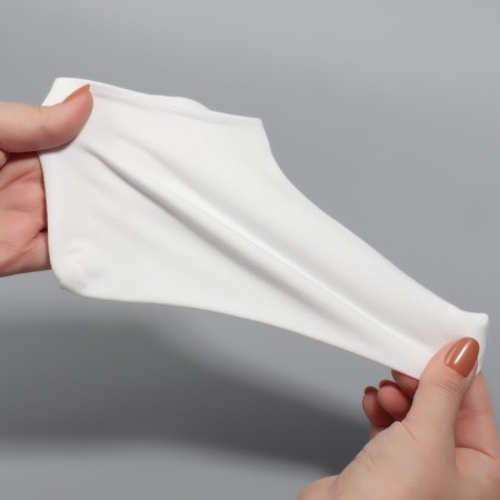 Socks for pedicure, cotton, one size, white color-6
