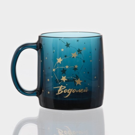 Glass Glass "Nordic Zodiac", 380 ml, color London Topaz, mix