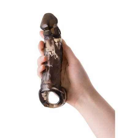 Toyfa Xlover nozzle to increase size, TPE, black 19.5 cm-4