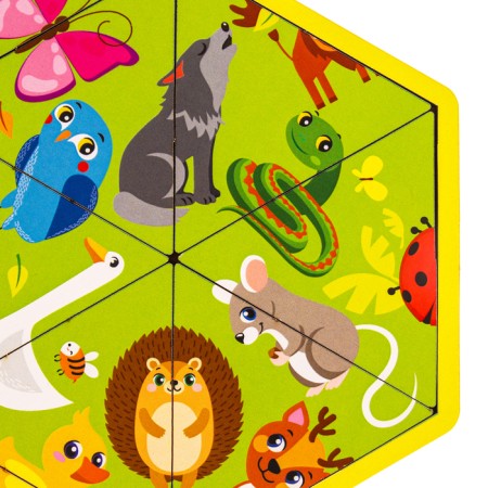Puzzle "Remember animals", solitaire-5