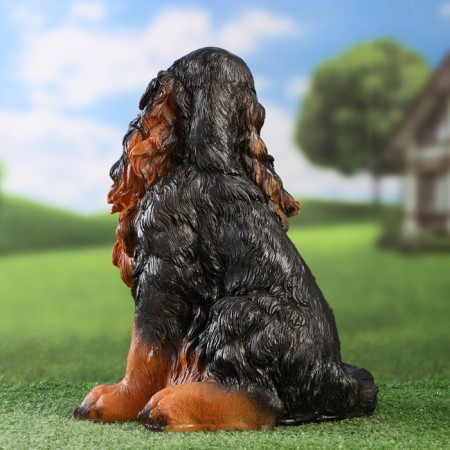 Garden figure "Dog Russian Spaniel" 34x25x26cm-2