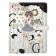 Gift notebook, A6, 100 sheets, a colored block, with a curly knife on a magnet, "anime", mix