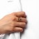 Ring Metal "Trend" nail, color gold, dimensionless